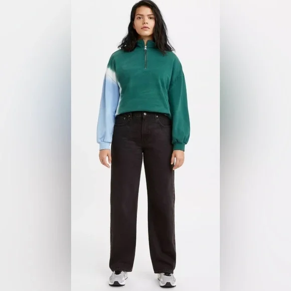 Levi’s 90’s Black Soul-Loose -Mid Rise Straight Fit Jean -EUC!!😍🖤Sz 32​🍂​ - Picture 8 of 10